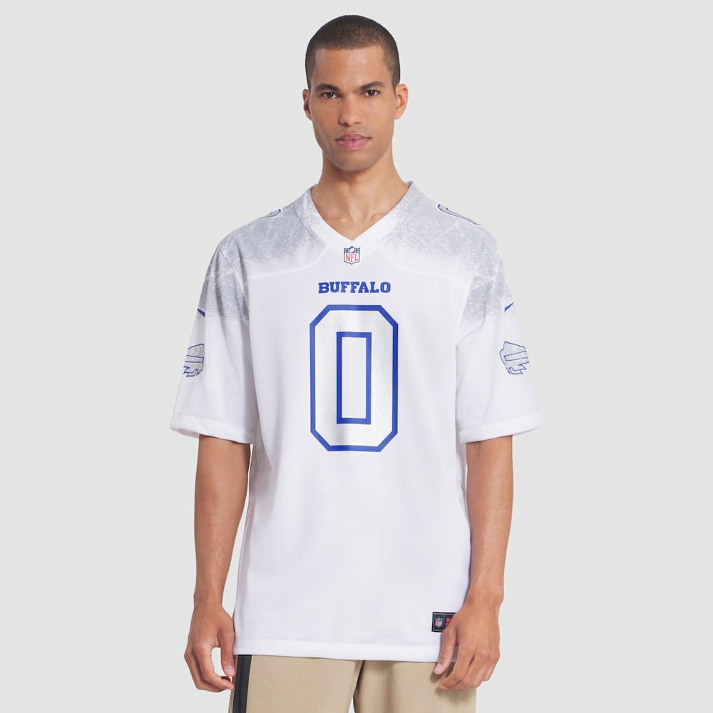 Keon Coleman Buffalo Bills 2025 Rivalries Collection Game Jersey White - Nike