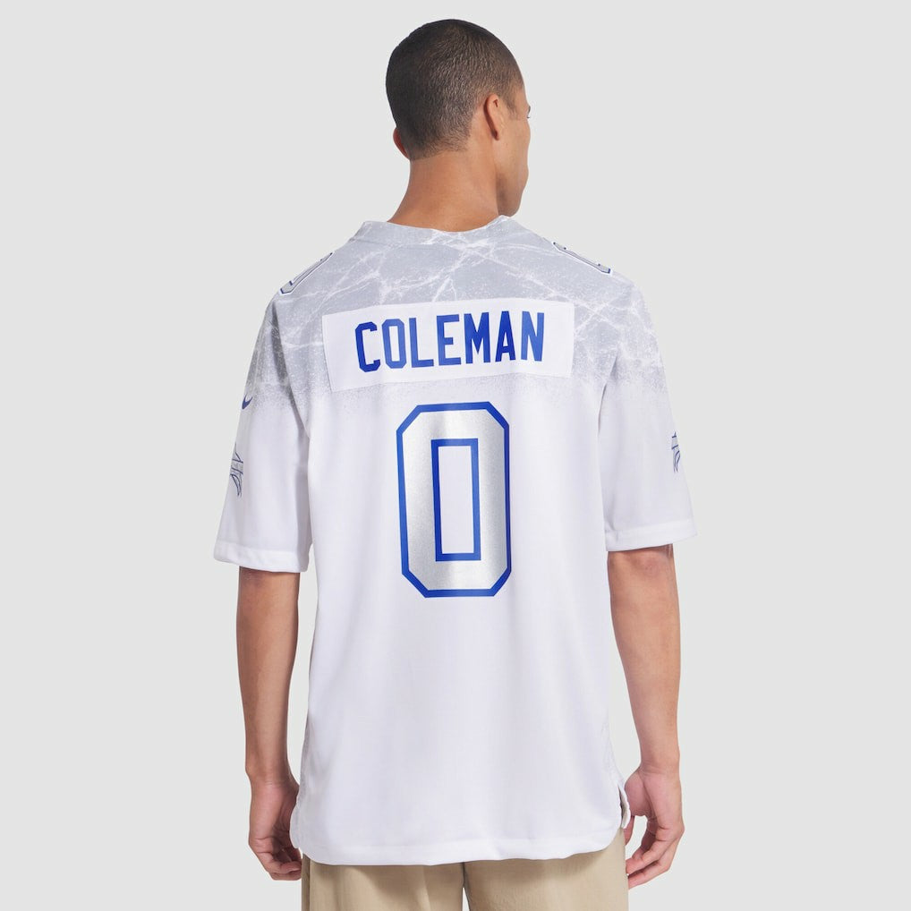 Keon Coleman Buffalo Bills 2025 Rivalries Collection Game Jersey White - Nike