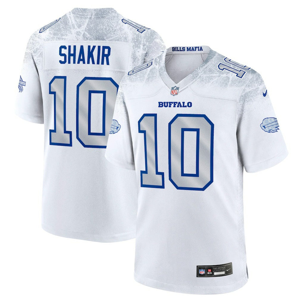 Khalil Shakir Buffalo Bills 2025 Rivalries Collection Game Jersey White - Nike