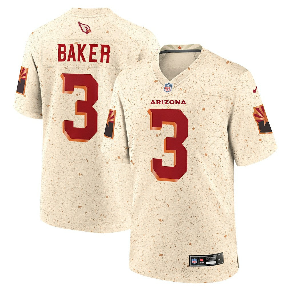 Budda Baker Arizona Cardinals 2025 Rivalries Collection Game Jersey Natural - Nike