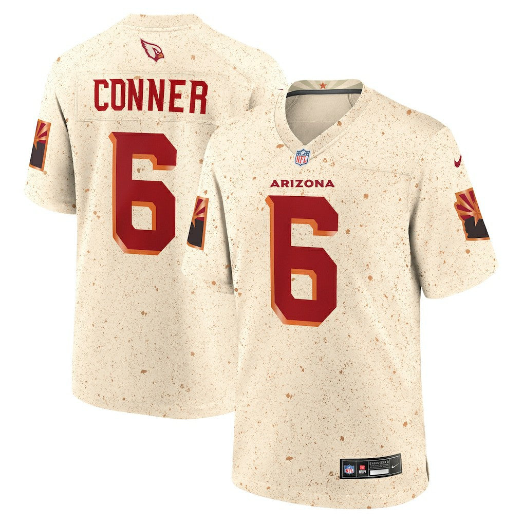 James Conner Arizona Cardinals 2025 Rivalries Collection Game Jersey - Natural | NFL Jerseys