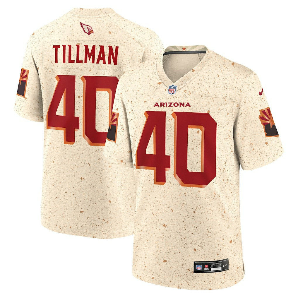 Pat Tillman Arizona Cardinals 2025 Rivalries Collection Retired Player Game Jersey - Natural | NFL Jerseys