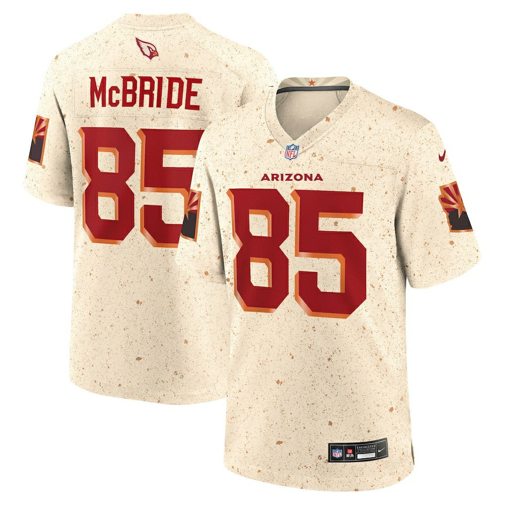 Trey McBride Arizona Cardinals 2025 Rivalries Collection Game Jersey - Natural | NFL Jerseys