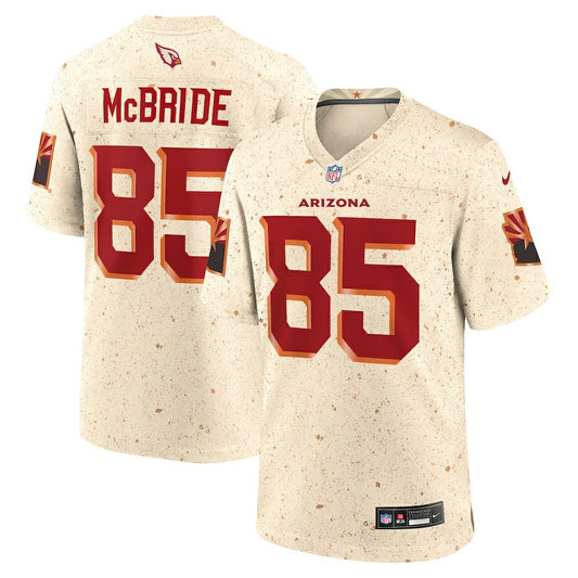 Trey McBride Arizona Cardinals 2025 Rivalries Collection Game Jersey - Natural | NFL Jerseys