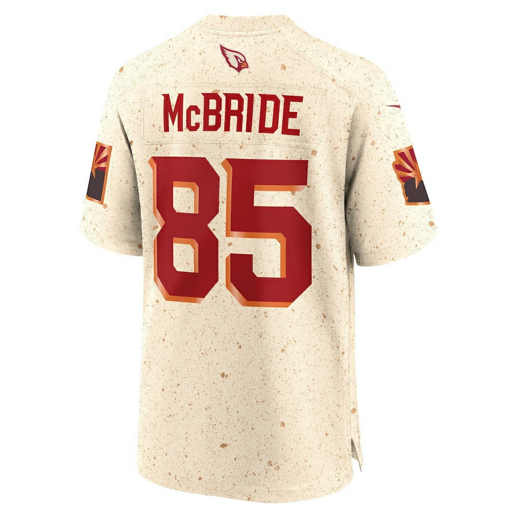 Trey McBride Arizona Cardinals 2025 Rivalries Collection Game Jersey - Natural | NFL Jerseys