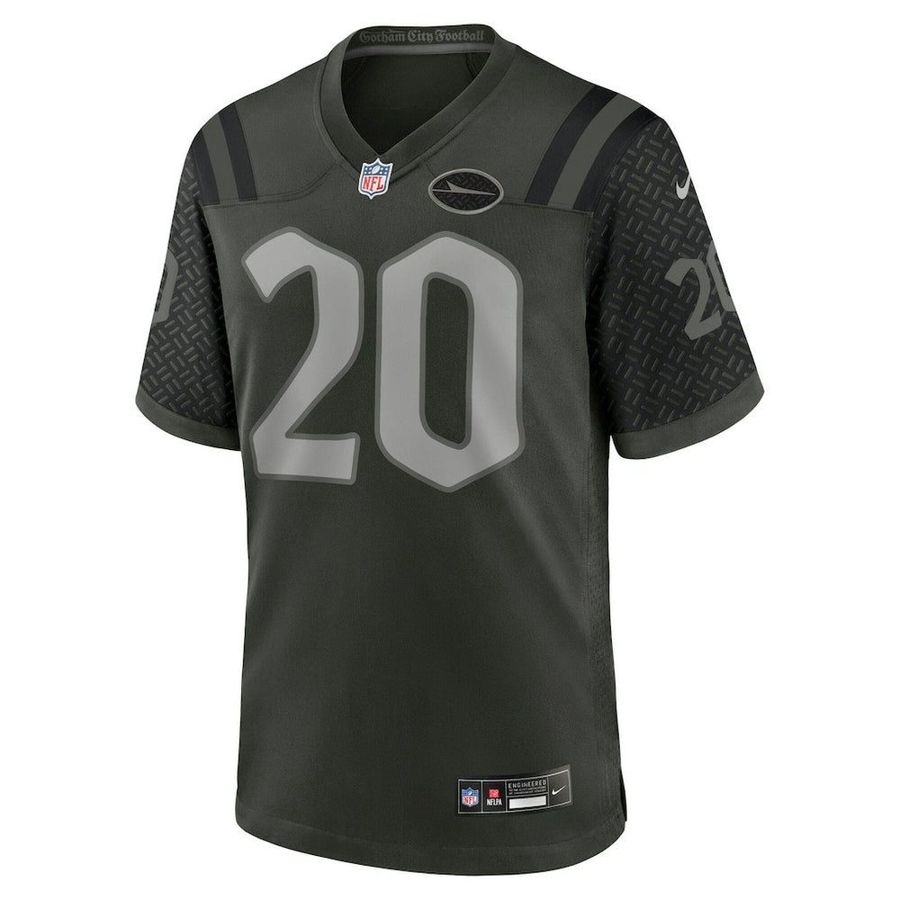 Breece Hall New York Jets 2025 Rivalries Collection Game Jersey Gotham Green - Nike