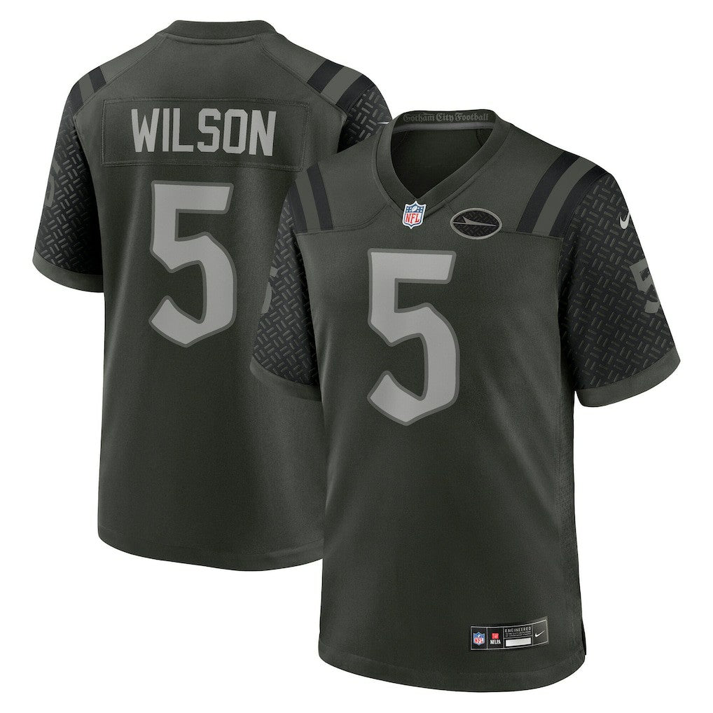 Garrett Wilson New York Jets 2025 Rivalries Collection Game Jersey Gotham Green - Nike