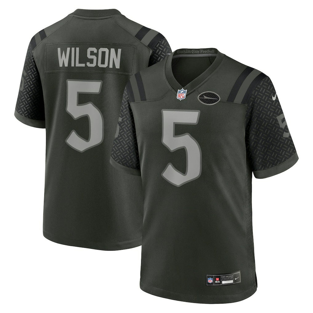 Garrett Wilson New York Jets 2025 Rivalries Collection Game Jersey Gotham Green - Nike