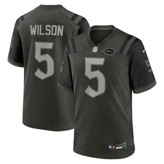 Garrett Wilson New York Jets 2025 Rivalries Collection Game Jersey Gotham Green - Nike