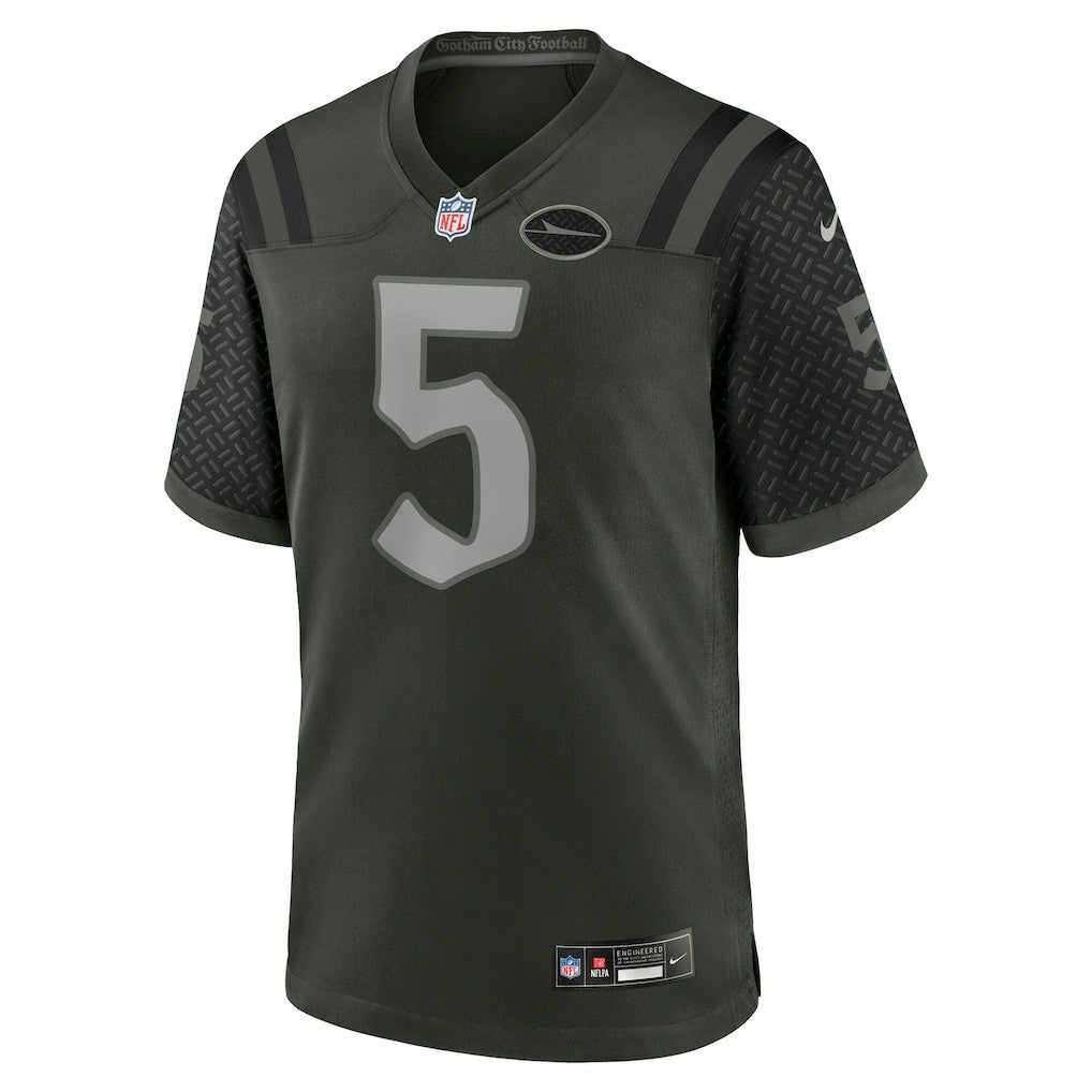Garrett Wilson New York Jets 2025 Rivalries Collection Game Jersey - Gotham Green | NFL Jerseys