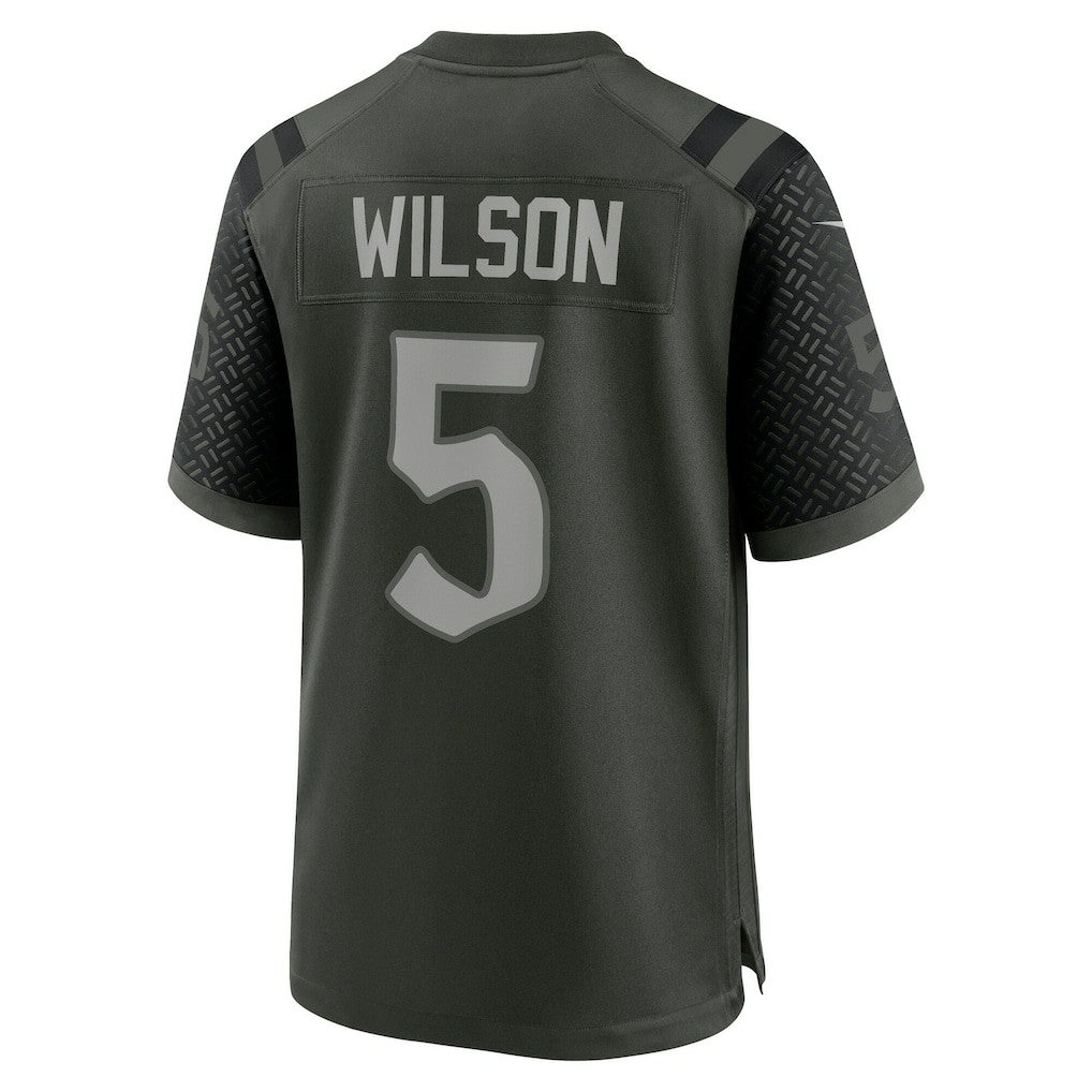 Garrett Wilson New York Jets 2025 Rivalries Collection Game Jersey - Gotham Green | NFL Jerseys