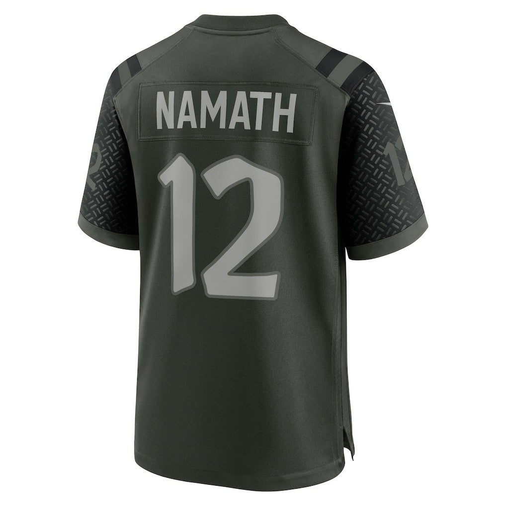 Joe Namath New York Jets 2025 Rivalries Collection Retired Player Game Jersey Gotham Green - Nike