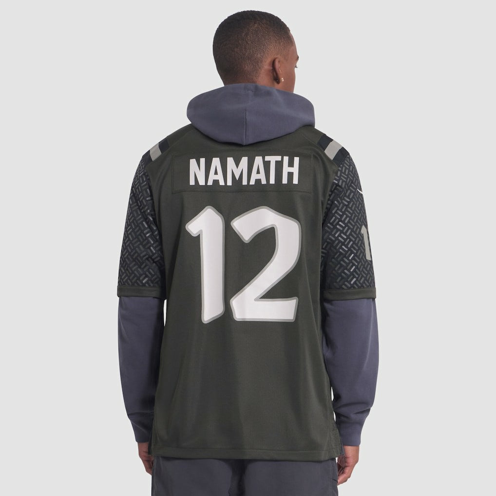 Joe Namath New York Jets 2025 Rivalries Collection Retired Player Game Jersey Gotham Green - Nike