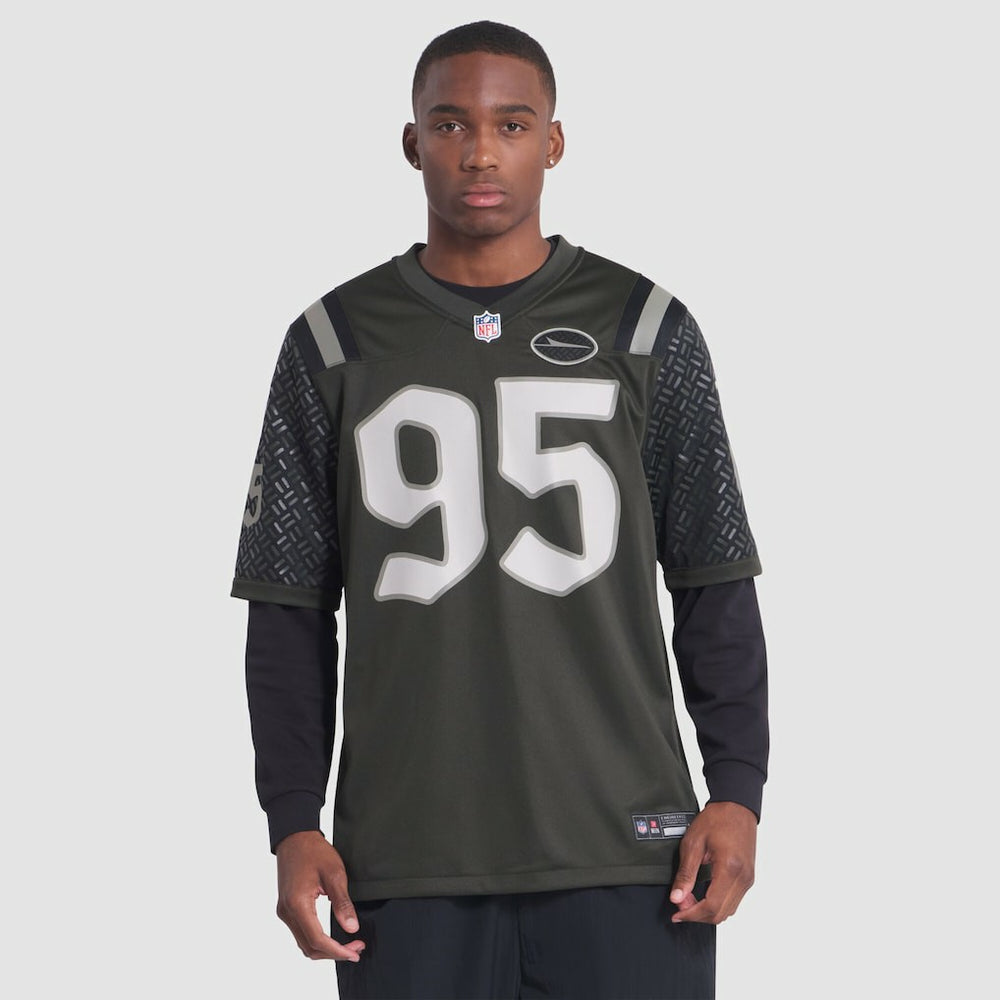 Quinnen Williams New York Jets 2025 Rivalries Collection Game Jersey Gotham Green - Nike