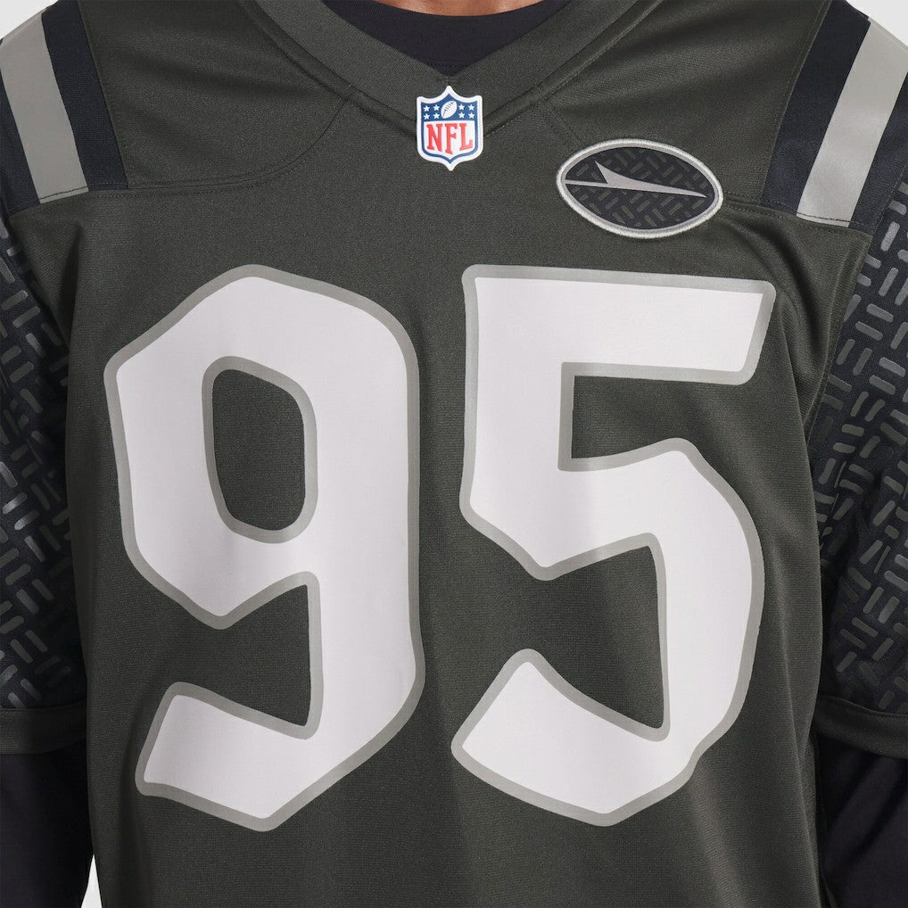 Quinnen Williams New York Jets 2025 Rivalries Collection Game Jersey Gotham Green - Nike
