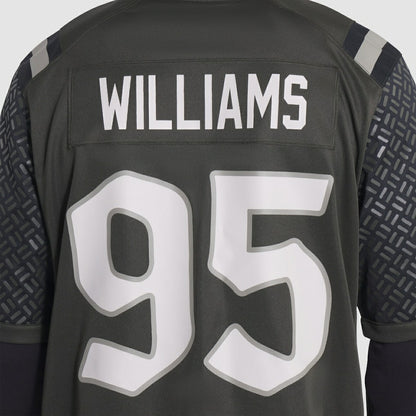 Quinnen Williams New York Jets 2025 Rivalries Collection Game Jersey - Gotham Green | NFL Jerseys