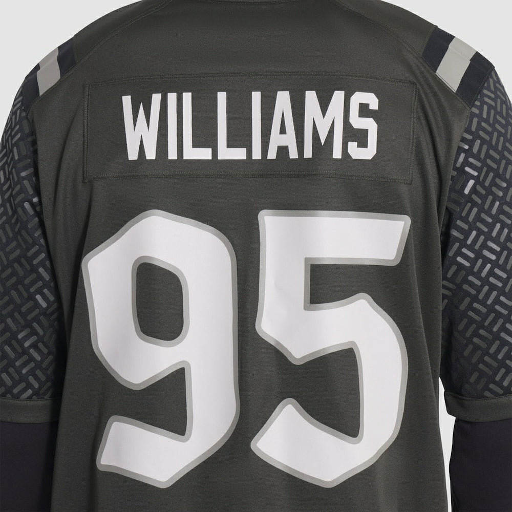 Quinnen Williams New York Jets 2025 Rivalries Collection Game Jersey Gotham Green - Nike