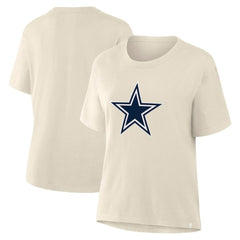 Dallas Cowboys Women's Dove Legacy T-Shirt Cream - Fanatics