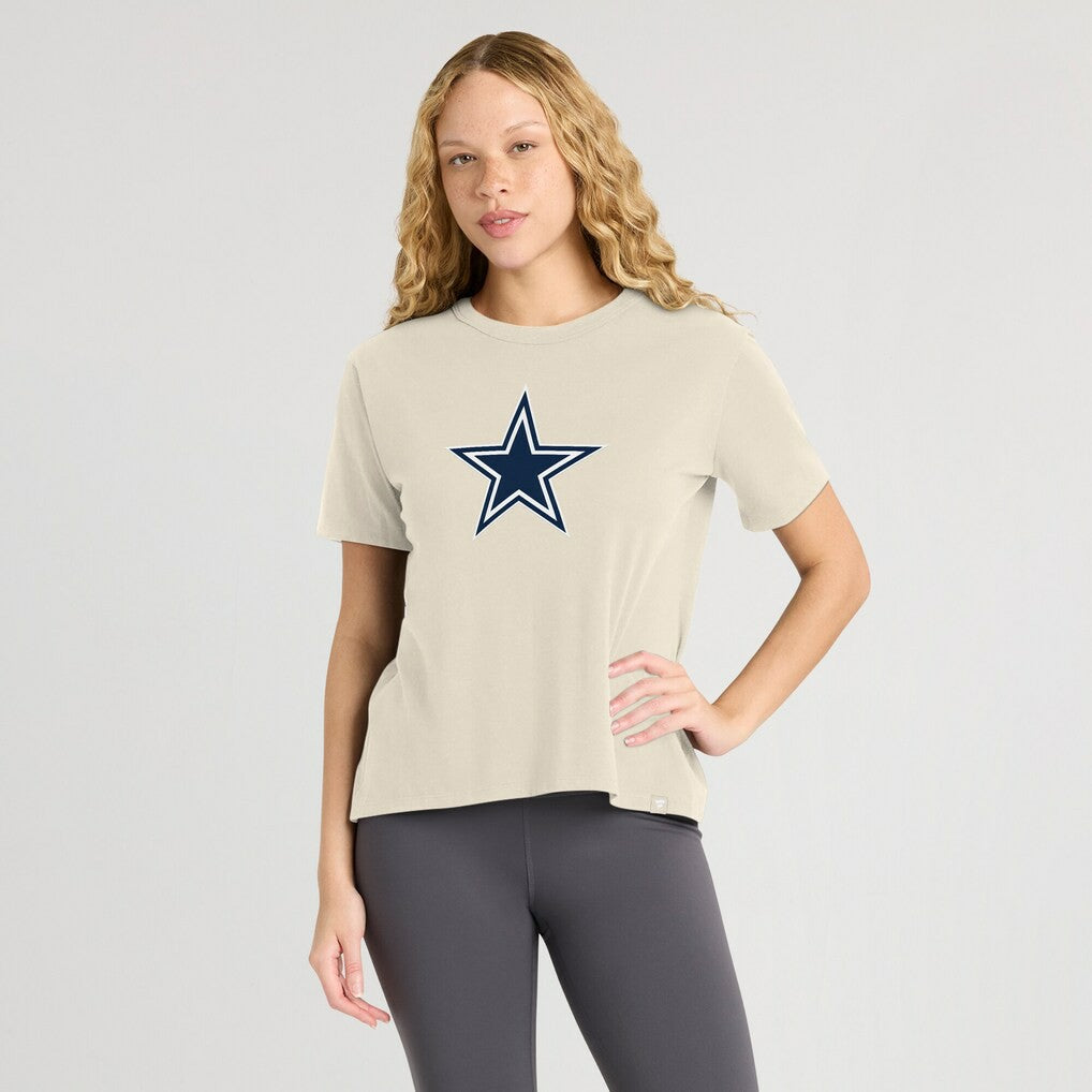 Dallas Cowboys Women's Dove Legacy T-Shirt Cream - Fanatics
