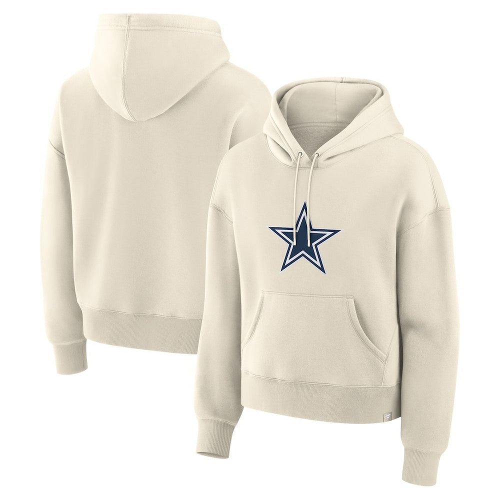 Dallas Cowboys Women's Dove Legacy Pullover Hoodie Cream - Fanatics