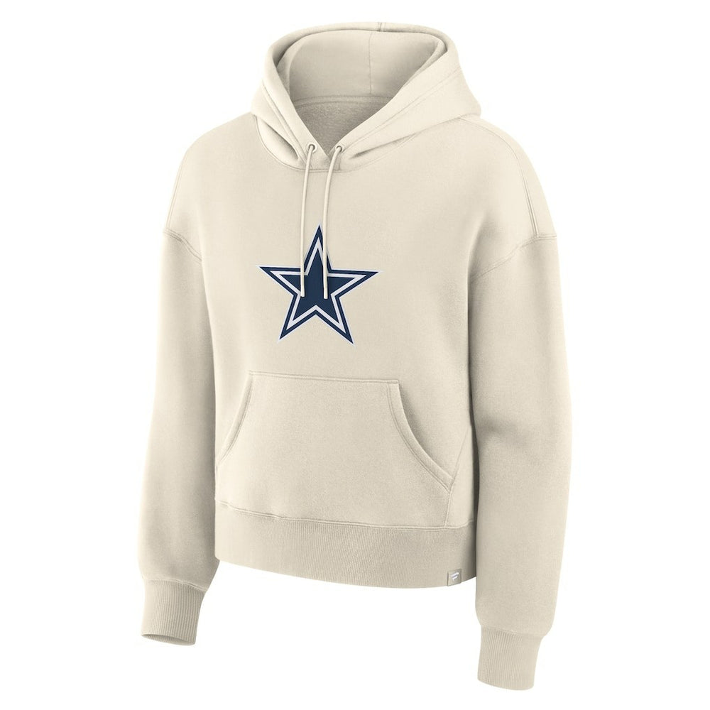 Dallas Cowboys Women's Dove Legacy Pullover Hoodie Cream - Fanatics