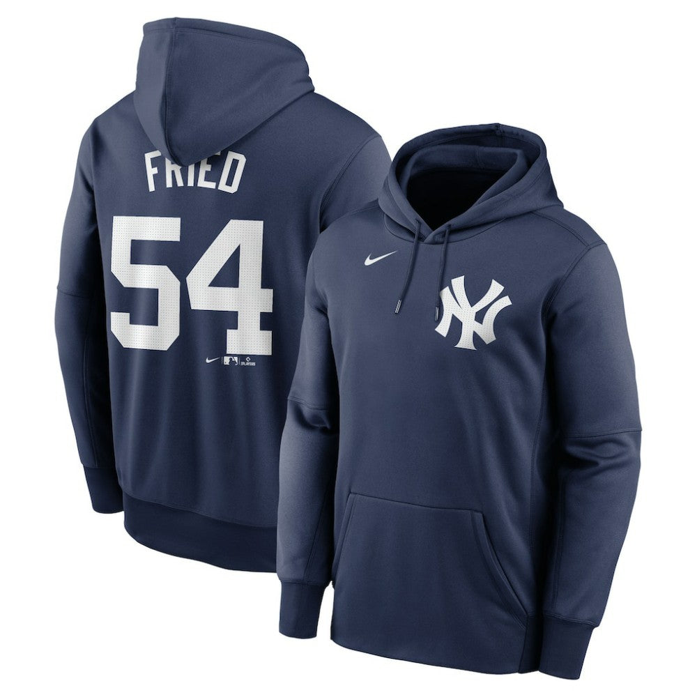 Max Fried New York Yankees Nike Name & Number Pullover Hoodie Clearance