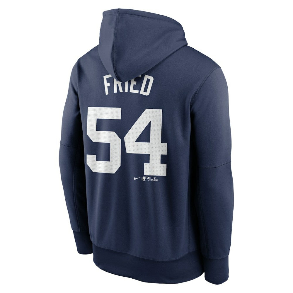 Max Fried New York Yankees Nike Name & Number Pullover Hoodie Clearance