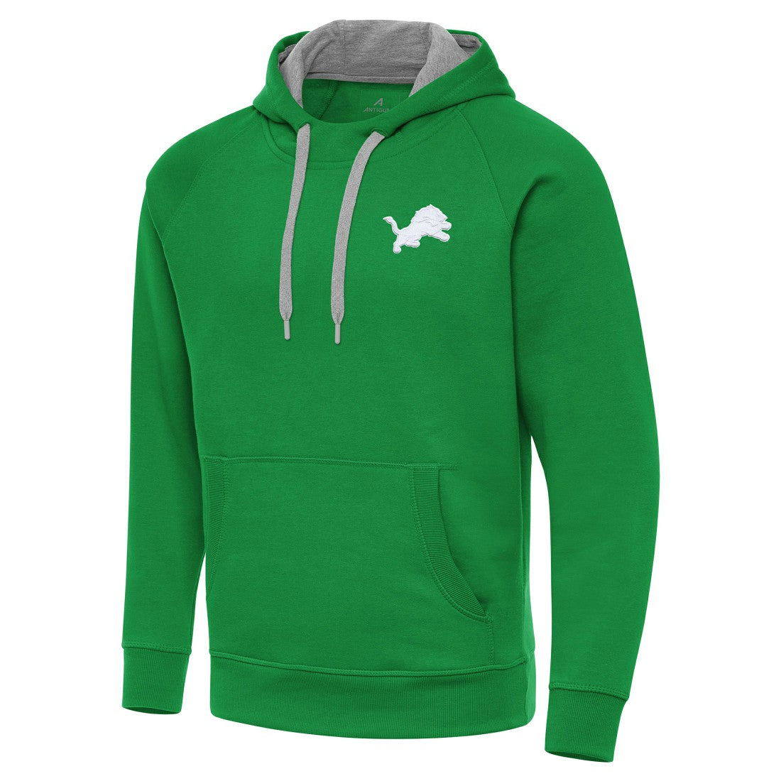 Detroit Lions Antigua St. Patrick's Day Victory Pullover Hoodie Kelly Green - NFL