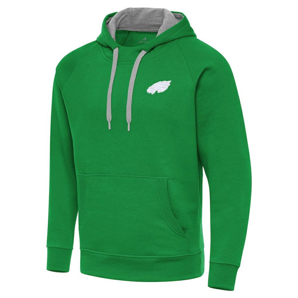Philadelphia Eagles Antigua St. Patrick's Day Victory Pullover Hoodie Kelly Green - NFL