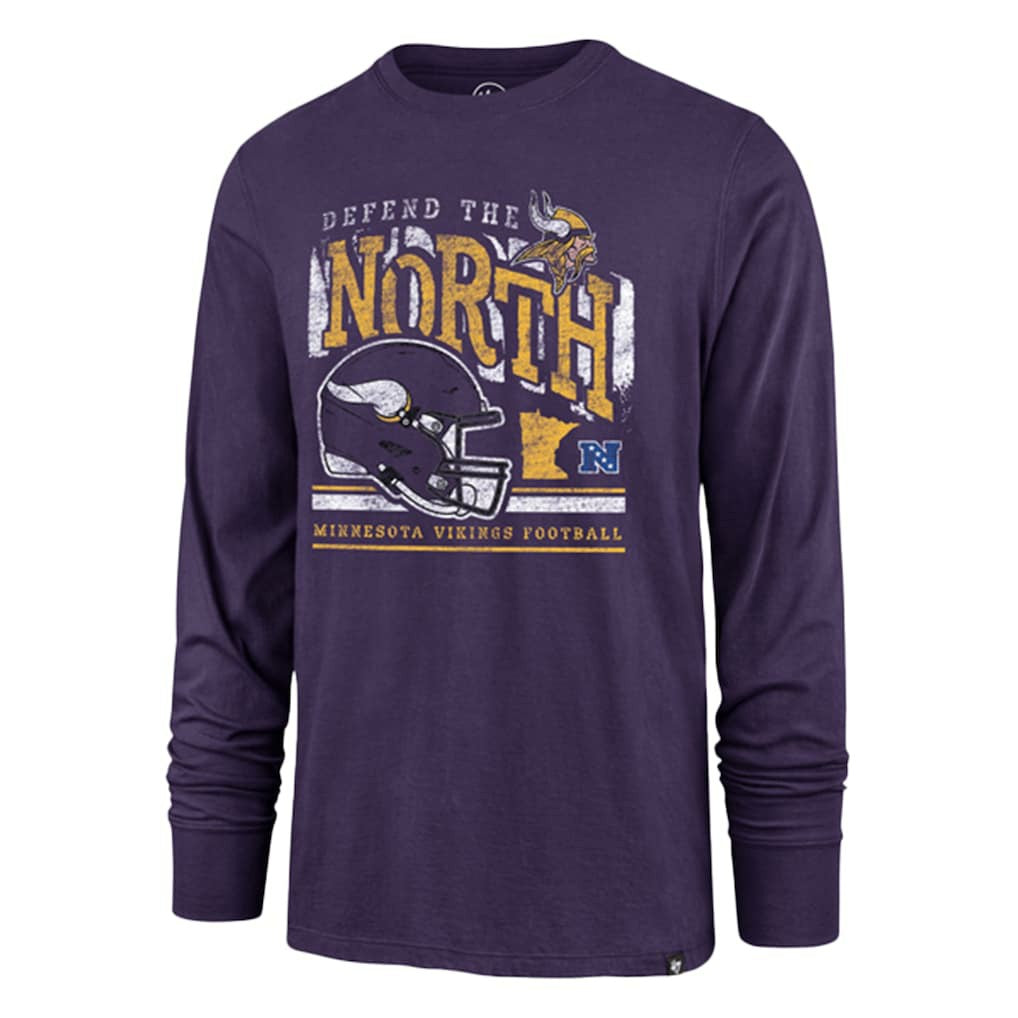 Minnesota Vikings '47 Regional Super Rival Long Sleeve T-Shirt Purple - 47 brand