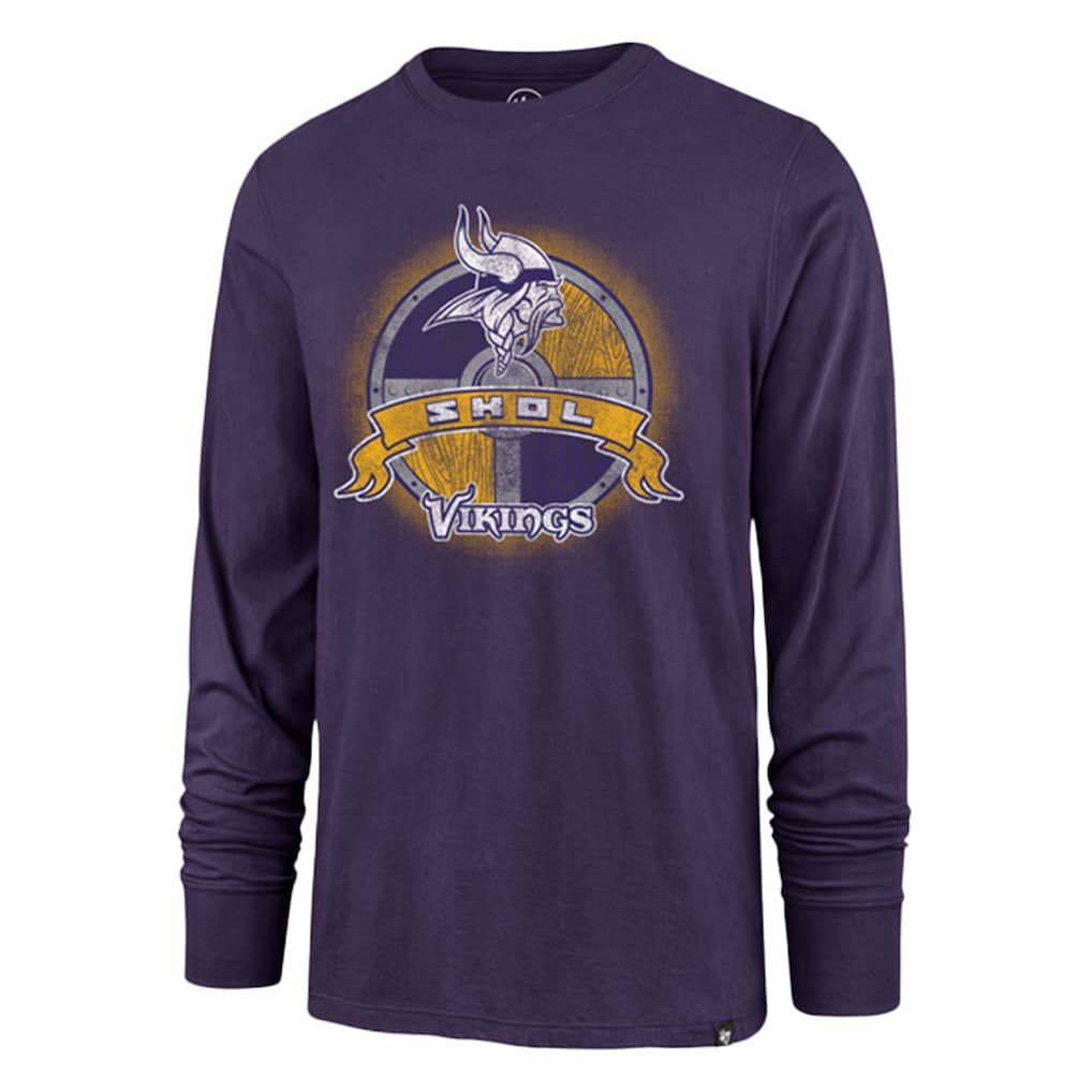 Minnesota Vikings '47 Regional Super Rival Long Sleeve T-Shirt Purple - 47 brand