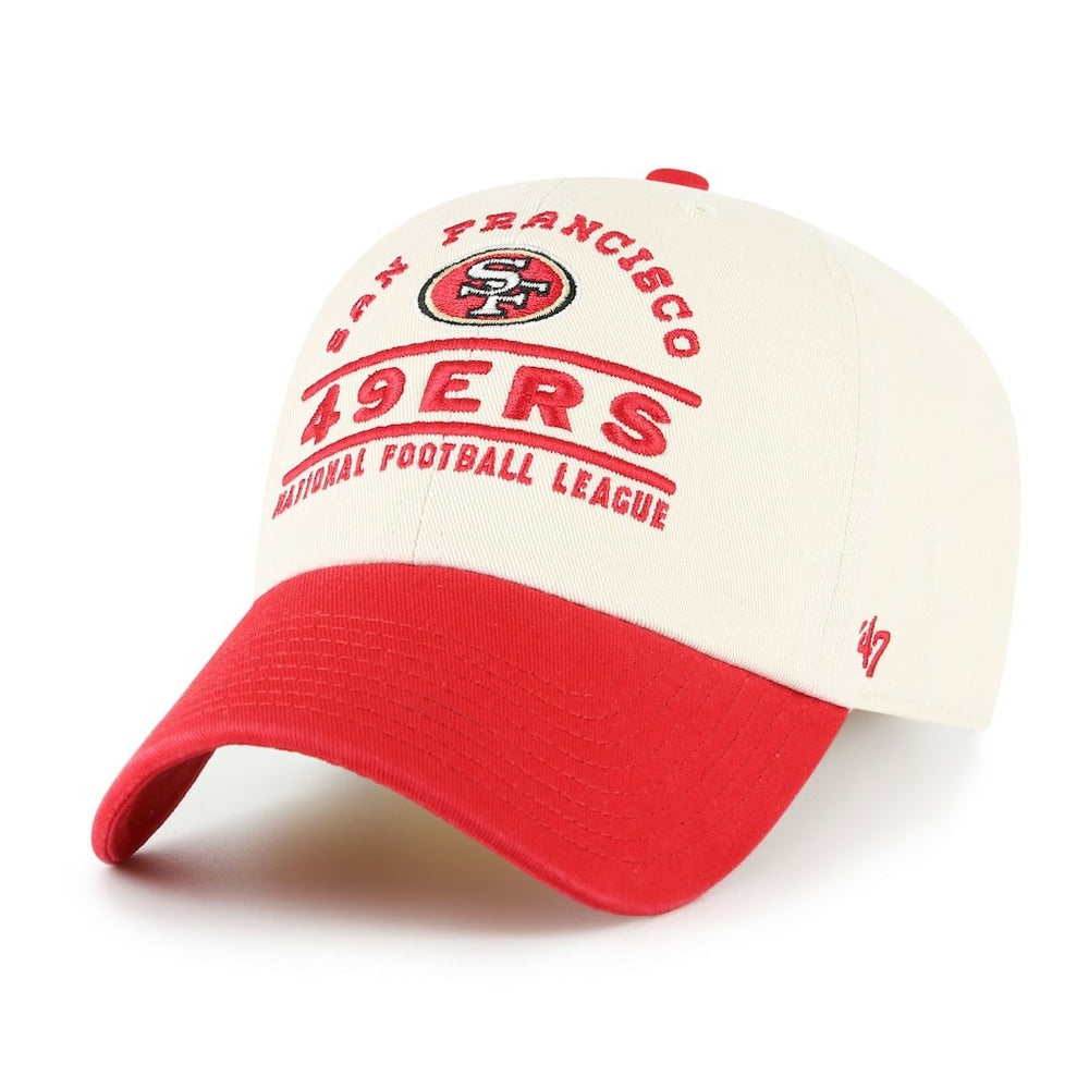 San Francisco 49ers '47 Windham Clean Up Adjustable Hat Natural - 47 brand