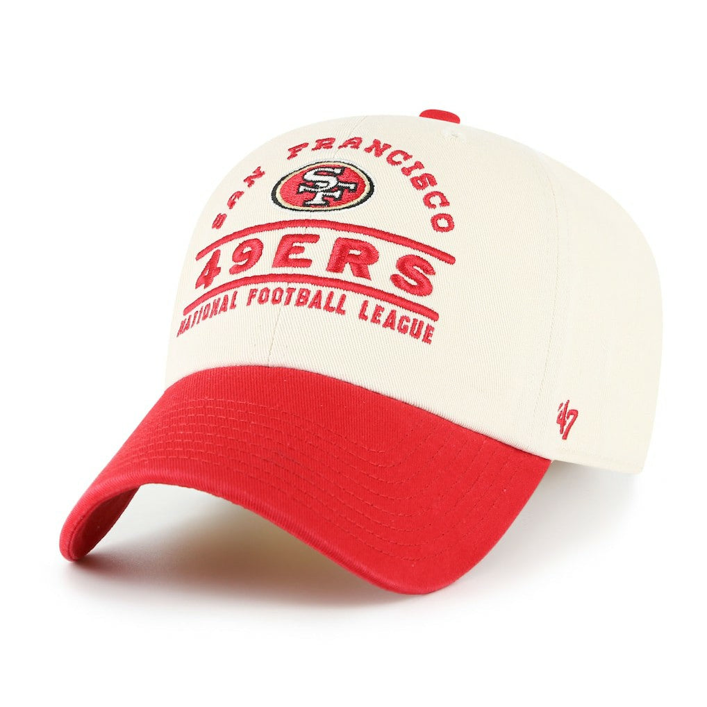 San Francisco 49ers '47 Windham Clean Up Adjustable Hat Natural - 47 brand