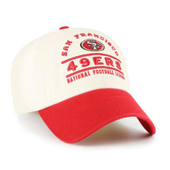 San Francisco 49ers '47 Windham Clean Up Adjustable Hat Natural - 47 brand