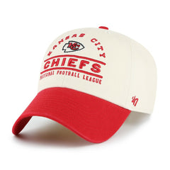 Kansas City Chiefs '47 Windham Clean Up Adjustable Hat Natural - 47 brand