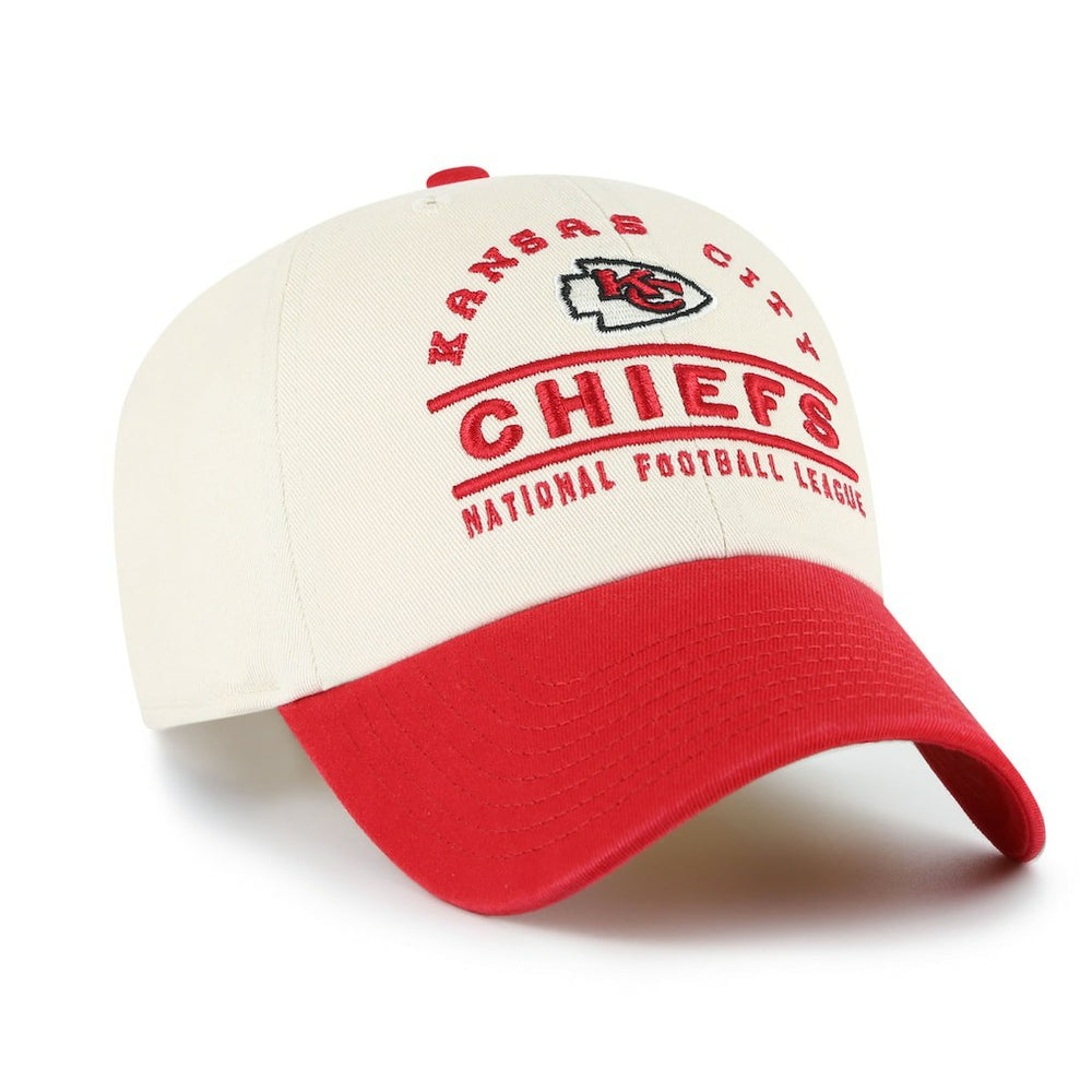 Kansas City Chiefs '47 Windham Clean Up Adjustable Hat Natural - 47 brand