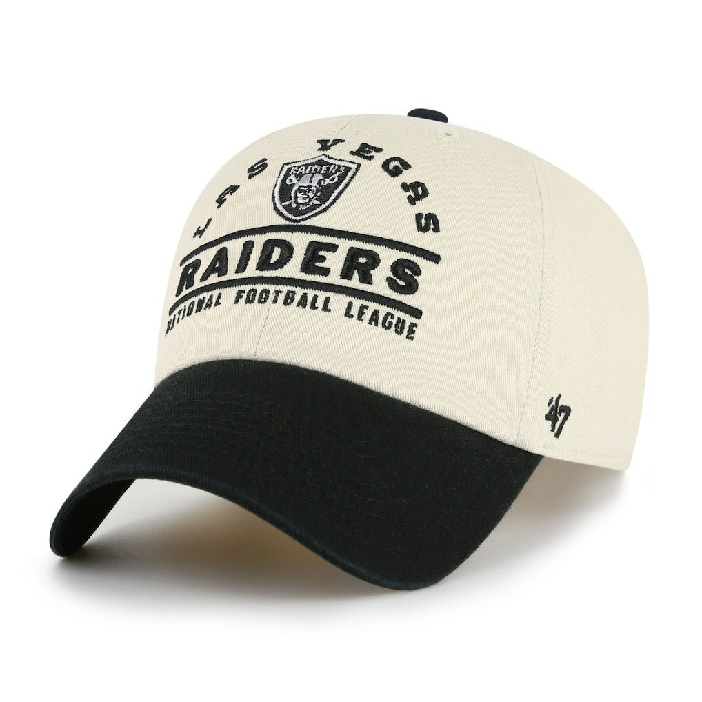 Las Vegas Raiders '47 Windham Clean Up Adjustable Hat Natural - 47 brand