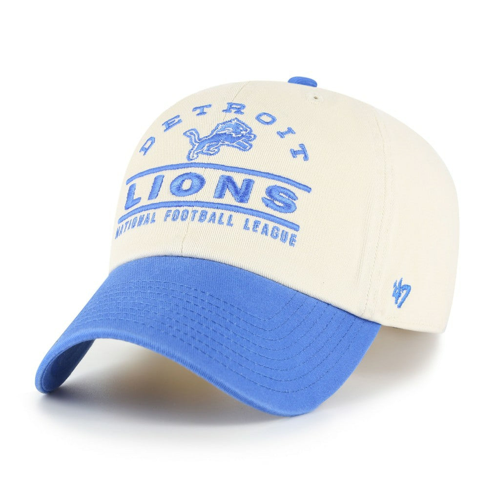 Detroit Lions '47 Windham Clean Up Adjustable Hat Natural - 47 brand