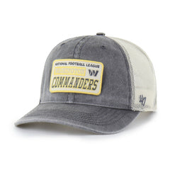 Washington Commanders '47 Canteen Relaxed Trucker Adjustable Hat Charcoal - 47 brand