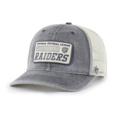 Las Vegas Raiders '47 Canteen Relaxed Trucker Adjustable Hat Charcoal - 47 brand