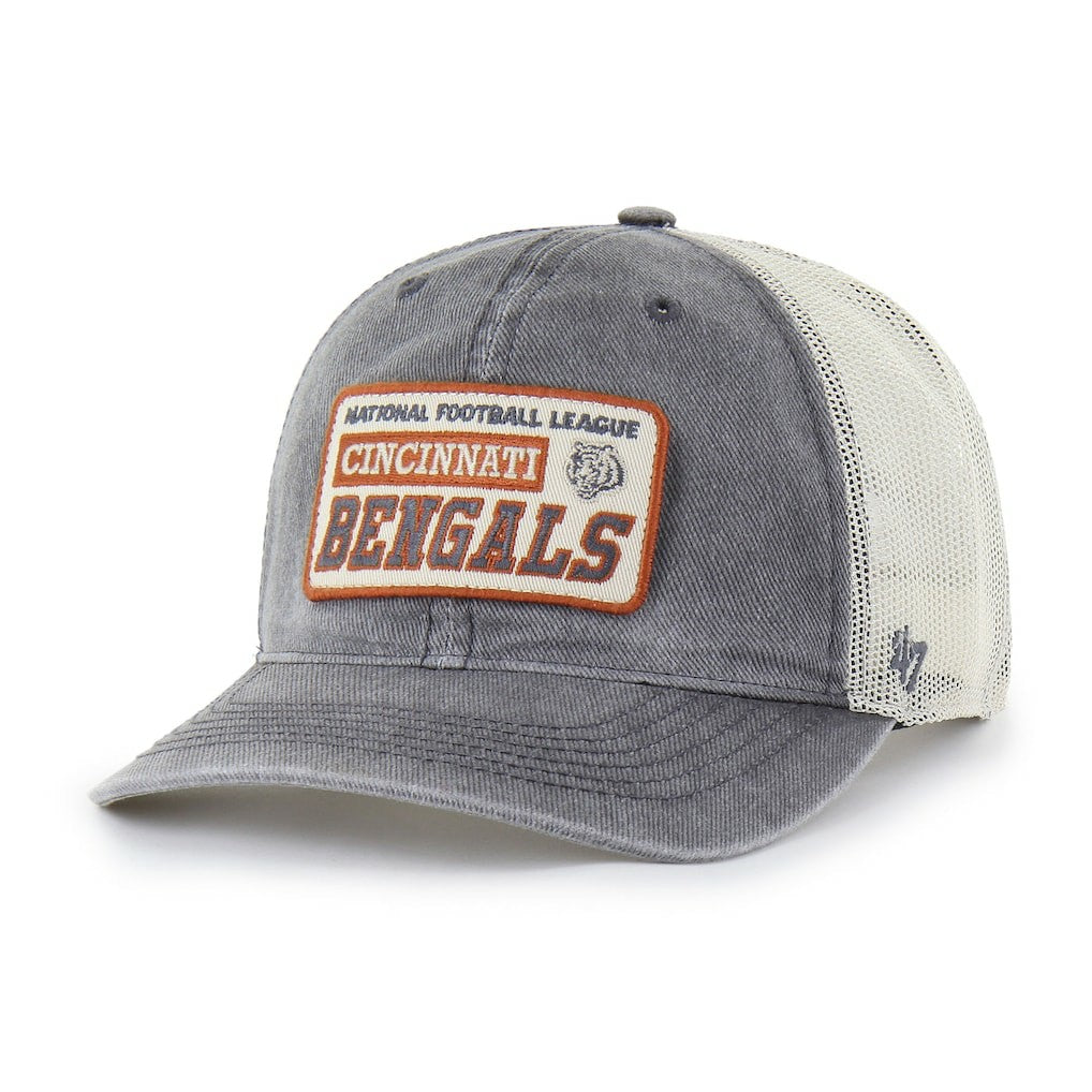 Cincinnati Bengals '47 Canteen Relaxed Trucker Adjustable Hat Charcoal - 47 brand