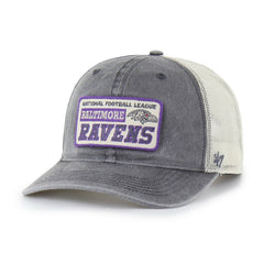 Baltimore Ravens '47 Canteen Relaxed Trucker Adjustable Hat Charcoal - 47 brand
