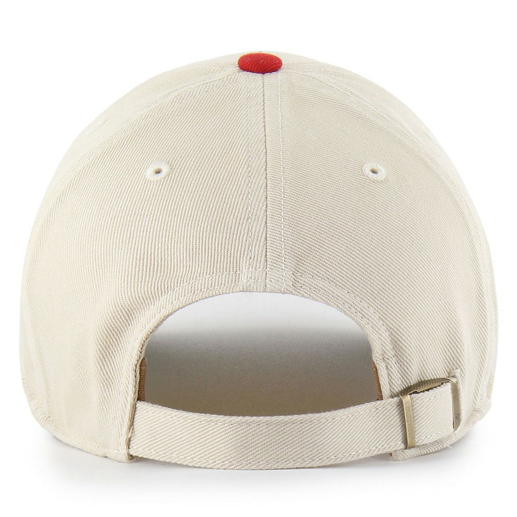 San Francisco 49ers '47 Fairfield MVP Throwback Adjustable Hat Cream/Scarlet - 47 brand