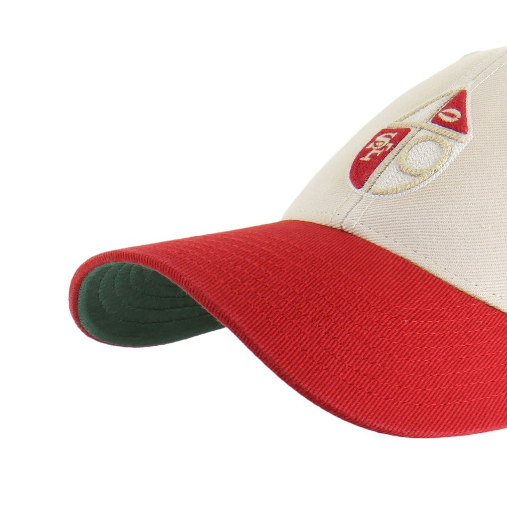 San Francisco 49ers '47 Fairfield MVP Throwback Adjustable Hat Cream/Scarlet - 47 brand