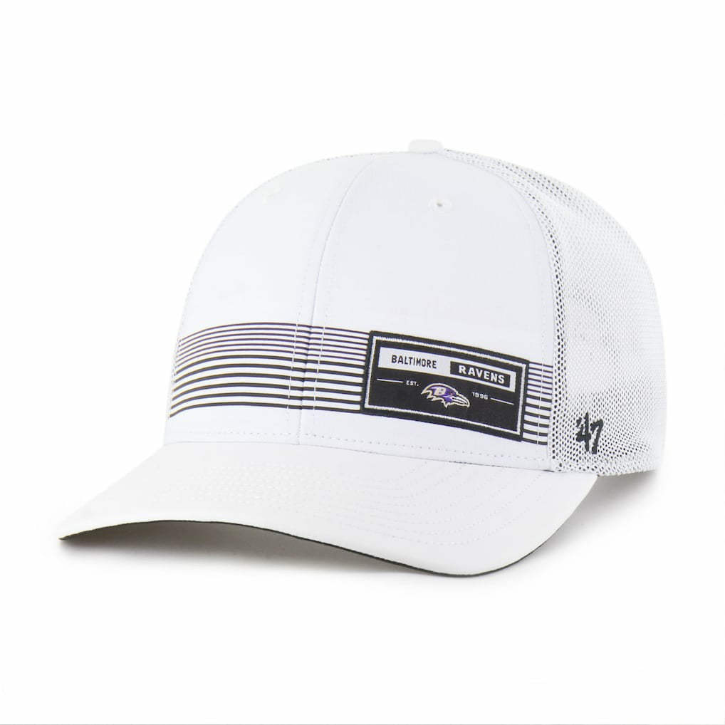 Baltimore Ravens '47 Rangefinder Trucker Adjustable Hat White - 47 brand