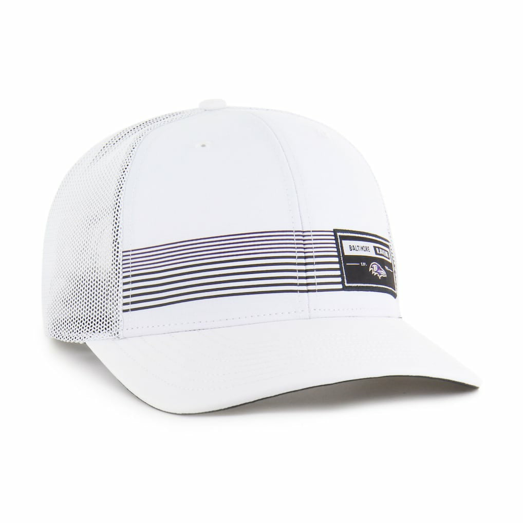 Baltimore Ravens '47 Rangefinder Trucker Adjustable Hat White - 47 brand