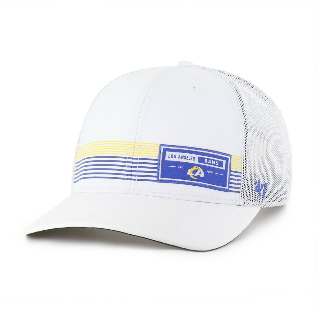 Los Angeles Rams '47 Rangefinder Trucker Adjustable Hat White - 47 brand
