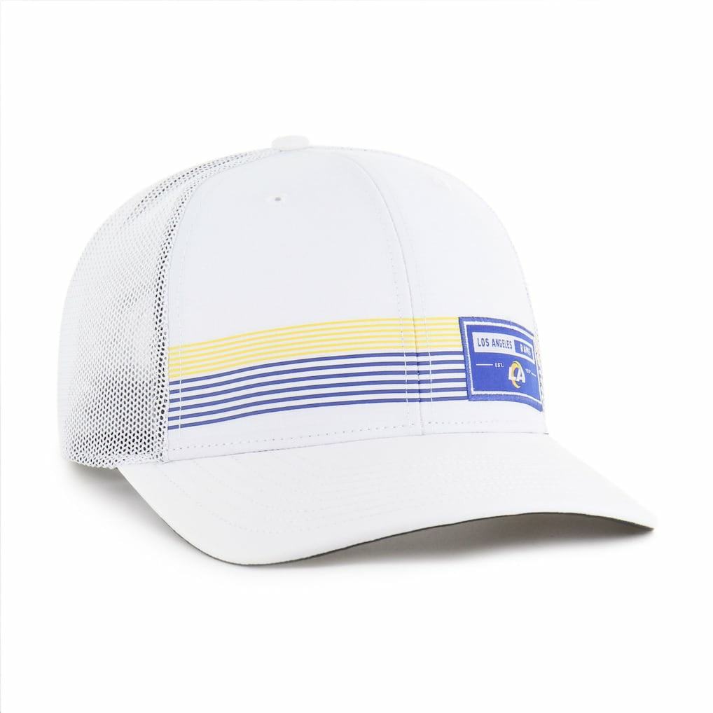 Los Angeles Rams '47 Rangefinder Trucker Adjustable Hat White - 47 brand