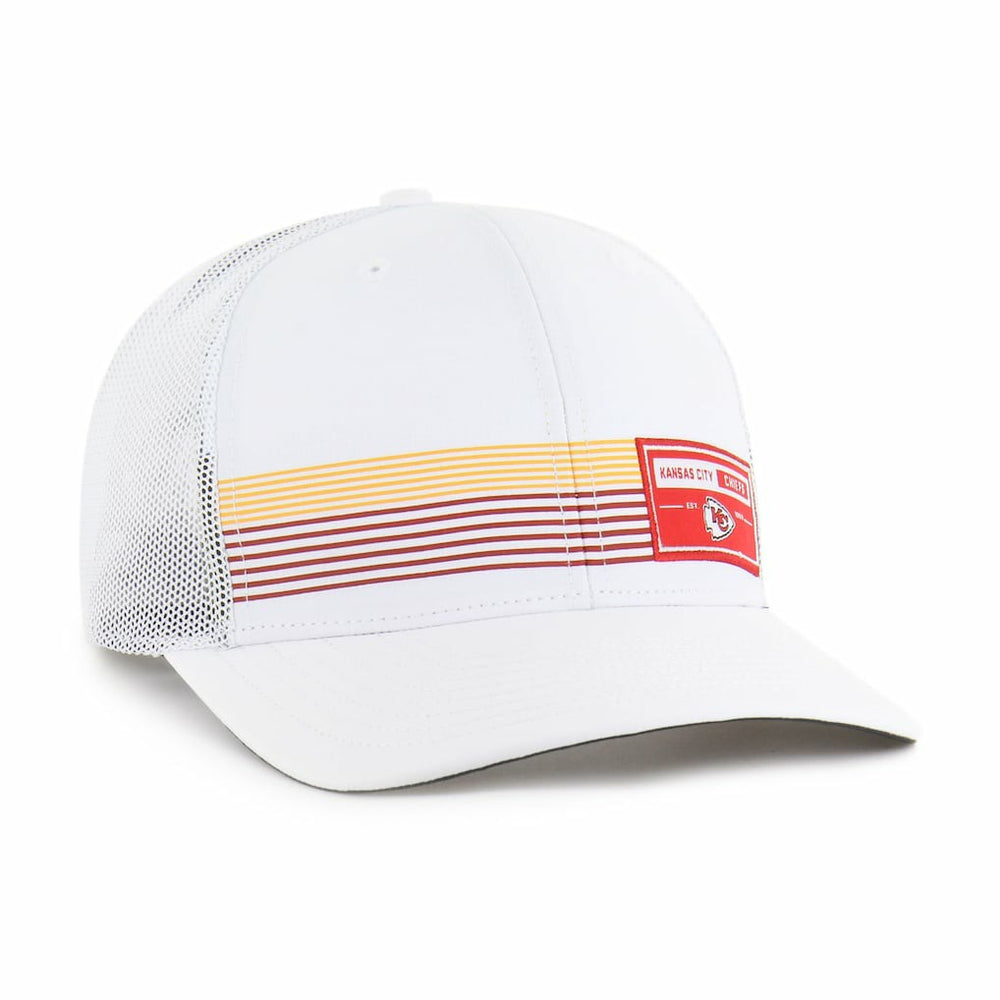 Kansas City Chiefs '47 Rangefinder Trucker Adjustable Hat White - 47 brand