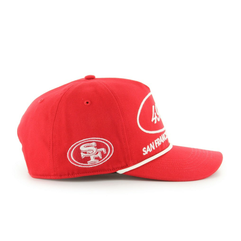 San Francisco 49ers '47 Foundational Hitch Adjustable Hat Scarlet - 47 brand